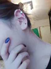 7 Uds. De pendientes de Clip para la oreja, sin perforación, con hojas de estrella dorada, para mujeres, accesorios de joyería para el cartílago falso Simple