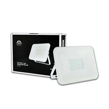 

Proyector pad iglux 951230 - 30w - 5000ºk - ip 65 - ángulo 110 - 2400 lumenes - blanco