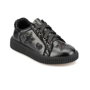 

FLO 92.511785.P Black Female Child Sneaker Shoes Polaris