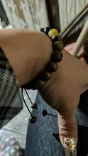 Pulsera trenzada de piedra de ojo de tigre para hombre, brazalete de cuentas de piedra Natural mate negra, amuleto de distancia para parejas, regalos de joyería de Yoga