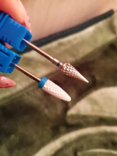 1 Uds cerámica de carburo de tungsteno de broca para rebaba Bits cono de fresado para manicura máquina de taladro eléctrico poco Máquina Herramienta de uñas