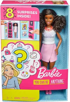 

Кукла Barbie Сюрприз Брюнетка кудри