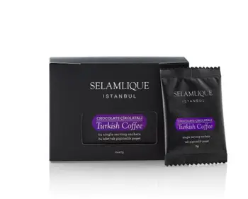 

Selamlique Istanbul chocolate Turkish coffee bags packages 7x7 GR-24x7 GR