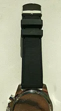 Correa de silicona suave para reloj, 22mm, resistente al agua, transpirable, para verano, deportes al aire libre, resistente al sudor, accesorios para reloj