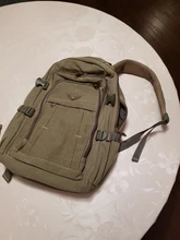 Canvas Backpack Mochila Rucksacks Notebook Schoolbags Laptop Travel-Shoulder Military