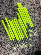 Docolor 15 Uds Set de brochas de maquillaje de ojos profesional ojo sombra antiojeras de cejas pestañas camisas mezcla de pinceles de maquillaje