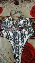 Bikini brasileño de cintura alta para mujer, traje de baño Sexy con estampado de leopardo, conjunto de Bikini con anillo, traje de baño de 2 piezas para verano 2021
