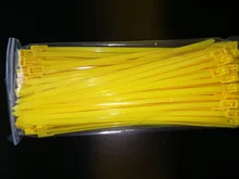 Releasable-Cable-Ties Plastics Colored Nylon Reusable 100pcs Loop-Wrap 200mm Rohs-Approved