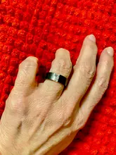 Carofeez-Anillo de piedras de imitación tipo circón para hombre y mujer, joyería negra, accesorios para amantes