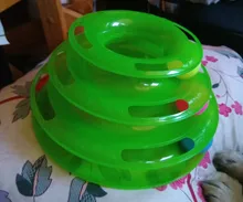 Toy Pet-Toy-Ball Carousel-Ball Track Cat-Supplies Three-Layer-Tower Baby Automatic