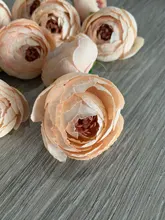 Decorative Flowers Gifts-Box Bridal-Accessories Scrapbooking Tea Roses Silk Wall Wedding