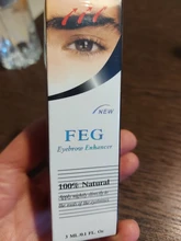 FEG-aceite para crecimiento de pestañas y cejas, suero Herbal Natural, 100%, suero Original para pestañas, arco ocular más largo y suave