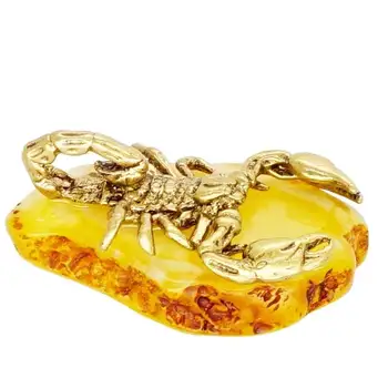 

Figurine "Scorpion" (Amber, bronze brass) on the stand miniature good things 2900