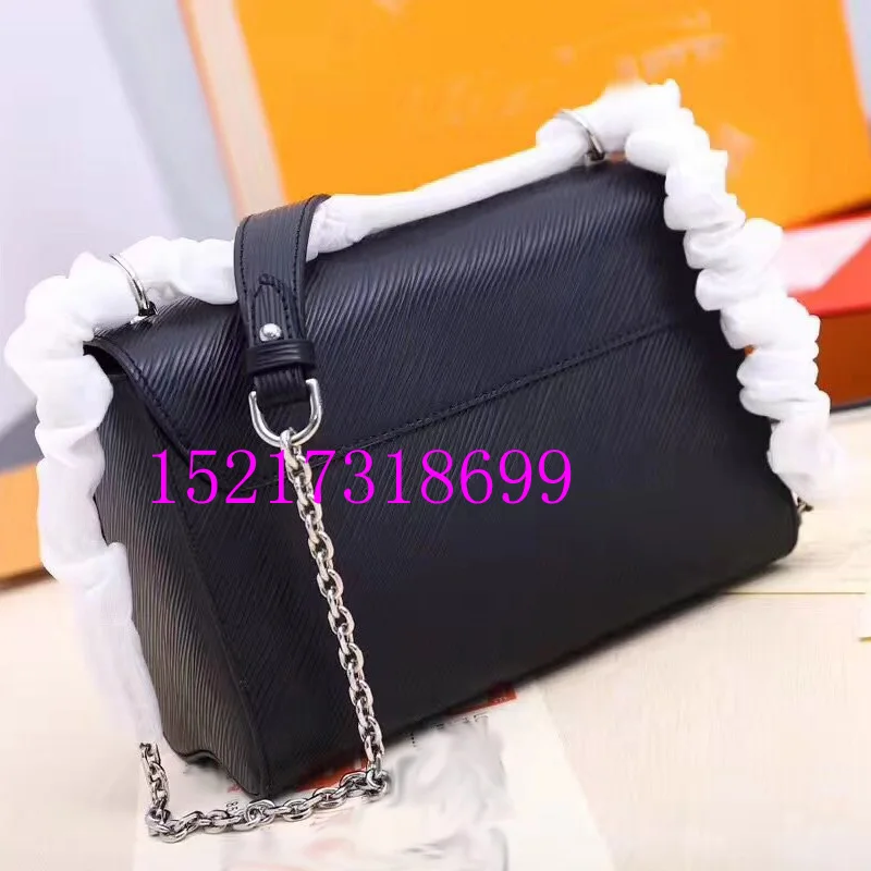 

Luxury Famous Designer Brand Logo Women real Leather Handbags High Quality Genuine Leather Chain Shoulder Messenger Bags