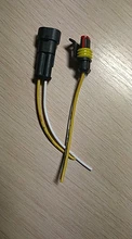 Juego de conectores eléctricos para coche y motocicleta, 1 AMP, 1P, 2P, 3P, 4P, 5P, 6P, impermeables, macho, hembra, con arnés de Cable