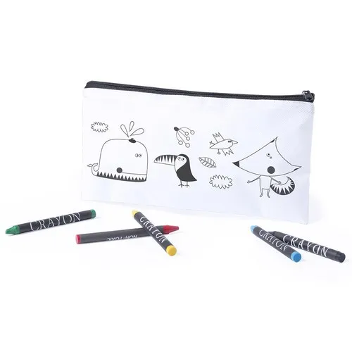 Case for Coloring with 5 Waxes Included-Wedding gifts, christening suits, communions, birthday and holiday.