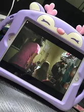 Kids Case for iPad 2 3 4 Soft Silicon Child Lovely Stand Tablet Cover for Ipad 6th 9.7