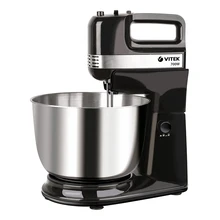 Миксер VITEK VT-1419(BK)(Мощность 700 Вт, 5 скоростей, чаша 4 л, турборежим, кнопка отсоединения насадок