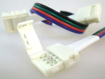 

4 PCs 12mm connector to connect Led Strip Smd RGB 5050 without soldering