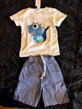 Boys Pants Clothing-Set T-Shit Hot-Sale Cotton Cartoon Children Summer TANGUOANT Brand