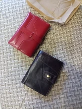 Cartera de piel auténtica de alta calidad para mujer, billetera pequeña RFID antirrobo, tarjetero, monedero, a la moda