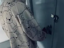 Sudadera con capucha para mujer, de dibujos animados, de oso, primavera y verano, con cremallera, moda coreana, 12345-Lillte