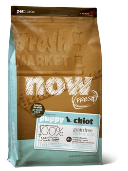 

Now fresh grain free for puppies of large breeds with Turkey, duck and vegetables 5,45 kg x 1 pc