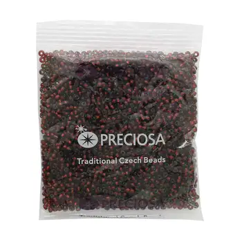 

Beads in assortment, Preciosa, 50g (8/0 Red 01)
