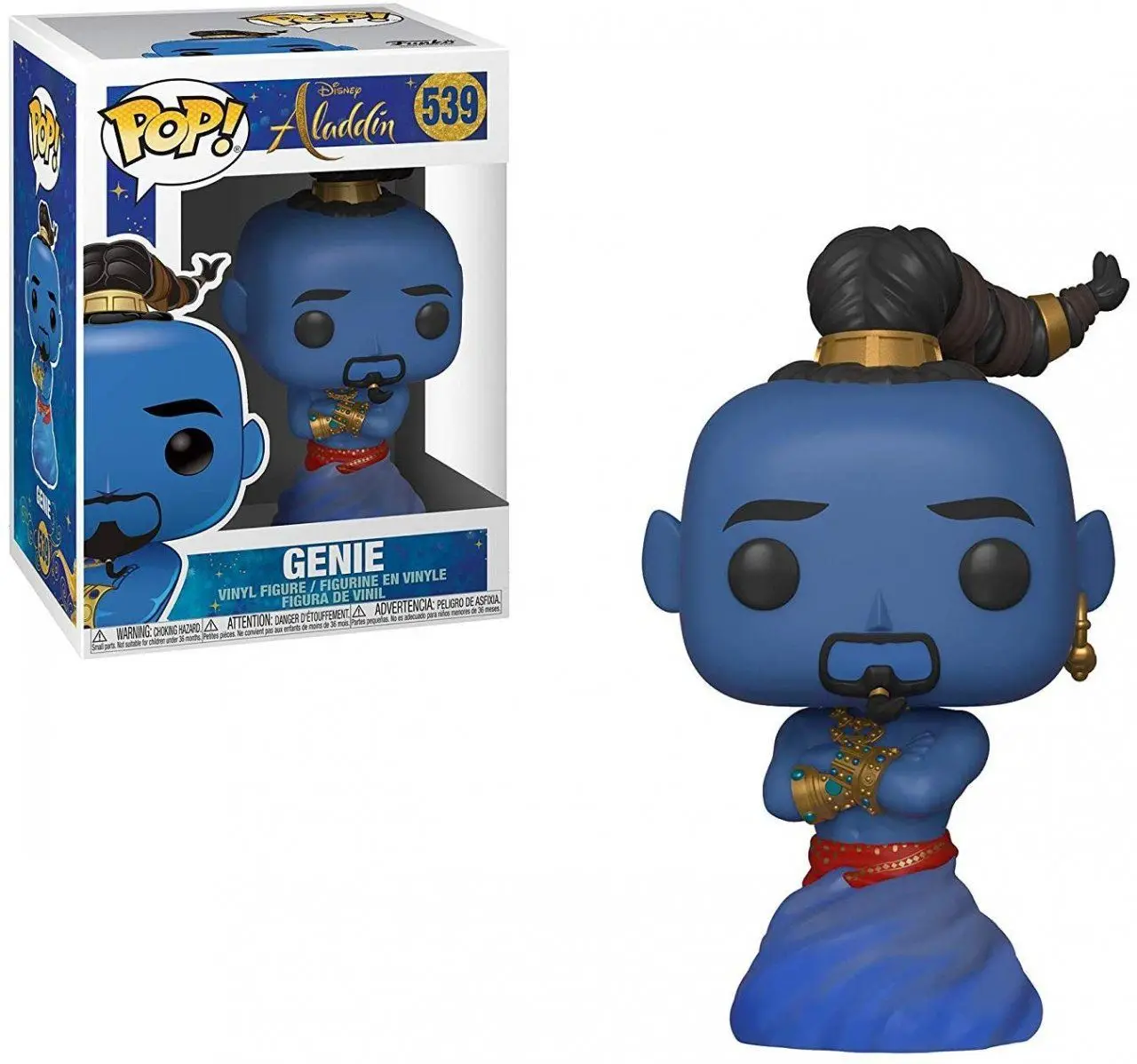 Фигурка Funko POP! Vinyl: Джинн (Genie) Аладдин (Aladdin (Live)) (37026) 9 5 см | Игрушки и хобби
