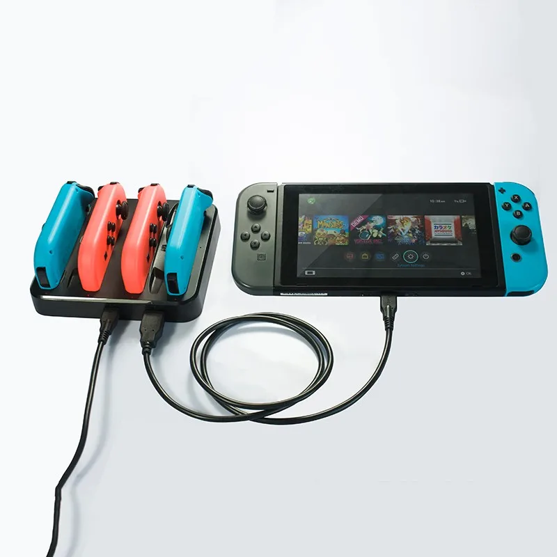 7 в 1 зарядная док станция для nyd Switch Joy con NS Pro подставк зарядки контроллера nintendo