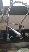 Kitchen Faucet Basin Tap-Spring Vessel-Sink-Mixer Brass Uythner Chrome Cold Hot Dual-Swivel