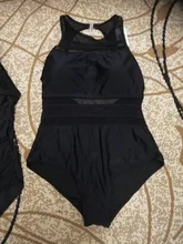 One-Piece Swimsuit Swim-Wear Riseado Black Sexy XXL Plus-Size Women Backless High-Neck