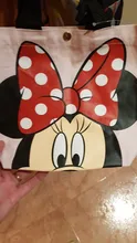 Lindo Disney de tendencia de moda bolsos de Mickey Mouse casual pequeño bolso mickey Minnie Portátil Bolsa de lona esposas bolsa de almuerzo bolsa de caja