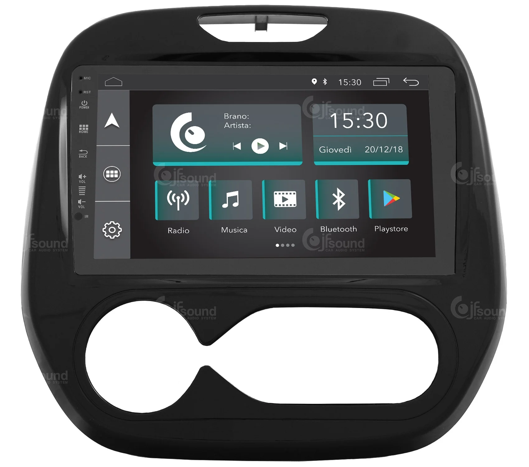 Пользовательский fit автомобильный Радио Renault Captur Android DAB Gps Bluetooth Wifi Usb Full HD