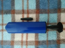 Pelotas Mini bomba de accesorios de globos inflador mano empuje de la bomba de aire de dos tipos de agujas fiesta portátil de aluminio bomba de balón