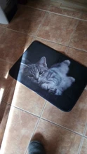 Floor-Mats Kitchen-Carpets Bathroom Welcome Anti-Slip Animal Cat Kawaii Living-Room Cat-Printed