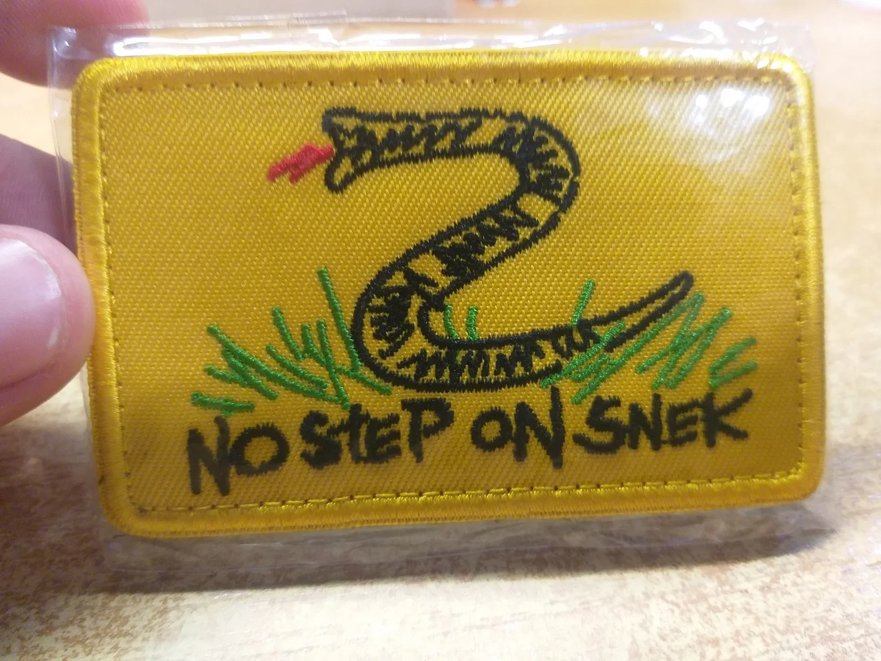 No Step on Snek Patch