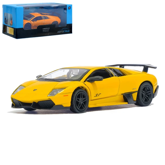Método colegio Decepción Máquina de metal Lamborghini Murcielago LP 670 4 V, 1:32, inercia, color  amarillo, Juego|Juguete fundido a presión y vehículos de juguete| -  AliExpress