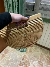 Bolso tejido de paja para mujer, bolso de marca de diseñador, a la moda, portátil, de lujo, tejido de bambú, 2021