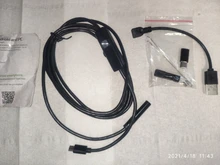 Cámara endoscópica Flexible impermeable, 7mm, 5,5mm, IP67, Micro USB, cámara endoscopio industrial para teléfono Android, PC, 6LED, ajustable