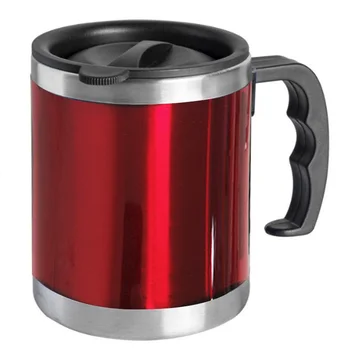 

Red thermos 400 ml. With handle
