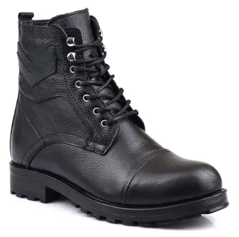 

Detector Genuine Leather Complete Sheepskin Men's Boots HS402 Black Color Free Shipping from Turkey Men's Shoes / Men's Boots