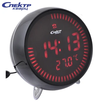 

Electronic alarm clock spectrum ск1010-с-к with LED (led) display red color
