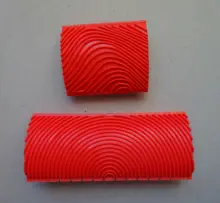 Rodillo de pintura de goma, patrón de madera de imitación, arte de Textura De La Pared, bricolaje, pintura con vetas de madera, herramienta de decoración del hogar