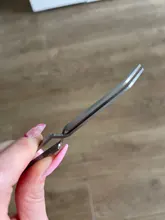 Pinzas de acción cruzada de acero inoxidable para manicura, herramientas de manicura, pinzas moldeadoras, Gel acrílico UV curvo, pincel fijo