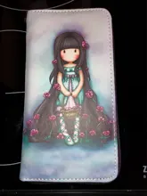 Cartera larga con estampado de dibujos animados para mujer, billetera de lona de alta calidad, duradera, estándar, de gran capacidad