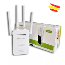 Ретранслятор Wi-Fi усилитель сигнала PIX-LINK LV-WR09 Wi-Fi 50 МТС беспроводной расширитель диапазона мини маршрутизатор 4 антенны качество