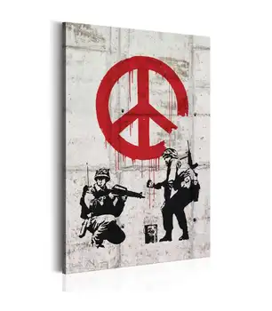 

Painting-Soldiers Painting Peace by Banksy