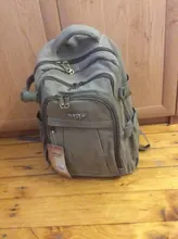 Canvas Backpack Mochila Rucksacks Notebook Schoolbags Laptop Travel-Shoulder Military