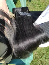 Extensiones de cabello humano con Clip de 120g, conjunto liso de 8 Uds., pelo Remy hecho a máquina, extensión de cabello humano 100%